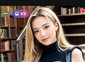 A character profile page on Candy AI, shown in the English app on my own paid account